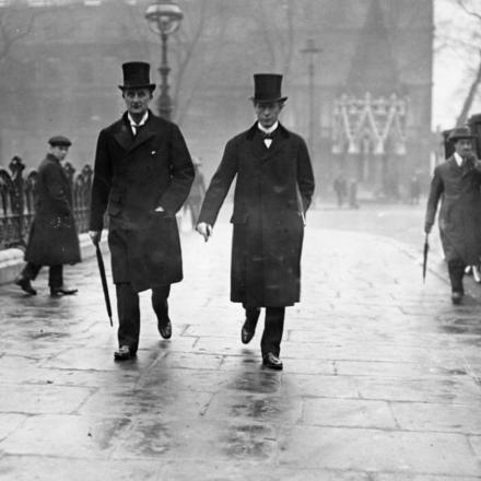  Edward Grey (a sinistra) nel 1914