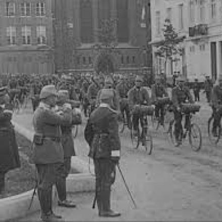 Truppe tedesche entrano a Leuven