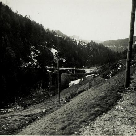 Ponte sul Riemsa vicino a Mühlbach in Tirolo - ÖNB