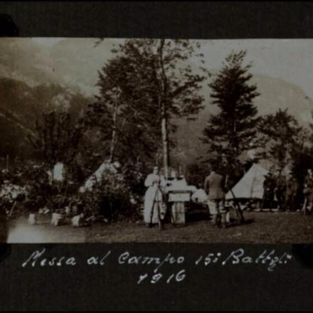 Messa al campo - Foto: Europeana http://www.europeana1914-1918.eu/