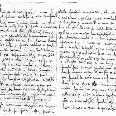 Una pagina del diario di di Efisio Atzori. Fonte: Gruppo L'Espresso e Archivio diaristico nazionale di Pieve Santo Stefano