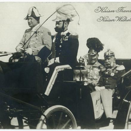 L'Imperatore Francesco Giuseppe e il Kaiser Guglielmo II