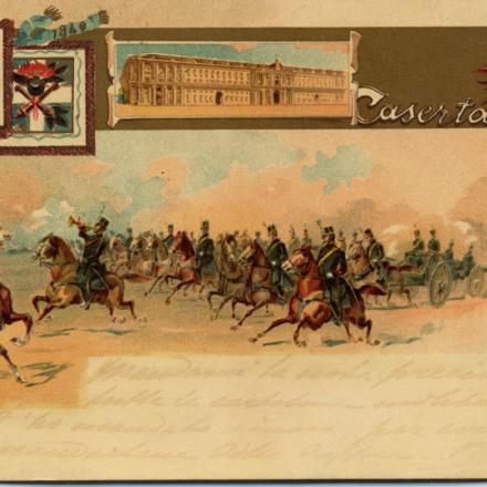 Cartolina dedicata al 10° reggimento artiglieria da campagna. Fonte: ©Museo civico del Risorgimento di Bologna