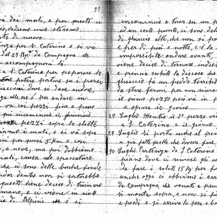 Diario di Adolfo Ballini - Fonte: Gruppo L'Espresso e l'Archivio diaristico nazionale di Pieve Santo Stefano