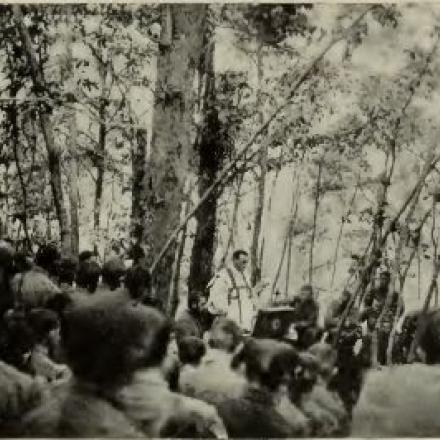 Messa nel bosco del Vallone - Fonte: Il 13esimo Fanteria