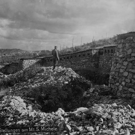 Posizioni italiane sul Monte San Michele - Fonte: ©Museo Civico del Risorgimento di Bologna