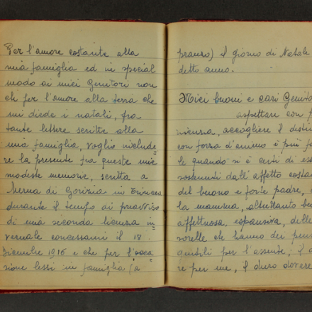 Il diario del caporale Quinto Menicucci - Fonte: Gruppo L'Espresso e Archivio diaristico nazionale di Pieve Santo Stefano