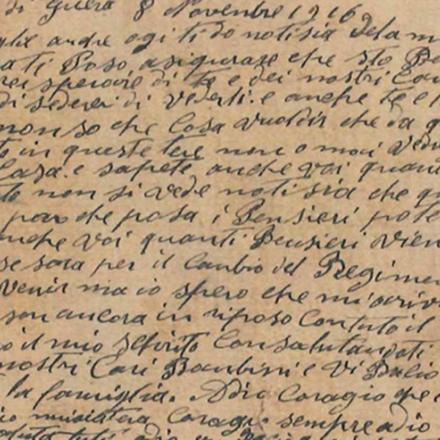 Una delle cartoline di Agostino Tonetto - Fonte: Gruppo L'Espresso e Archivio diaristico nazionale di Pieve Santo Stefano