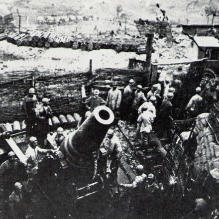 Obice pesante da 280 mm dell'artiglieria italiana - Fonte: Immagine di pubblico dominio