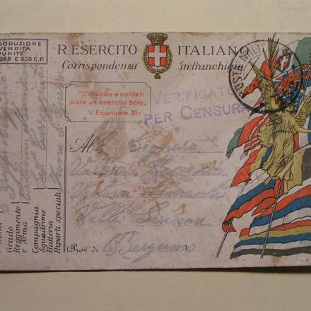 Cartolina dal fronte - Fonte: CC BY-SA 2.0 it