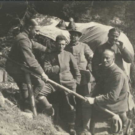 Al fronte. Fondo Fotografico Monelli - Fonte: Biblioteca Antonio Baldini 