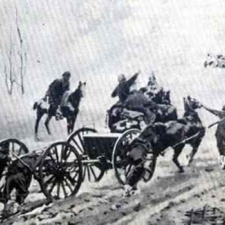 Soldati sulle montagne del Sarikamiş