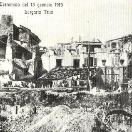 Isola Liri colpita dal terremoto, bargario Trillo. © tellus.iAReSP.it