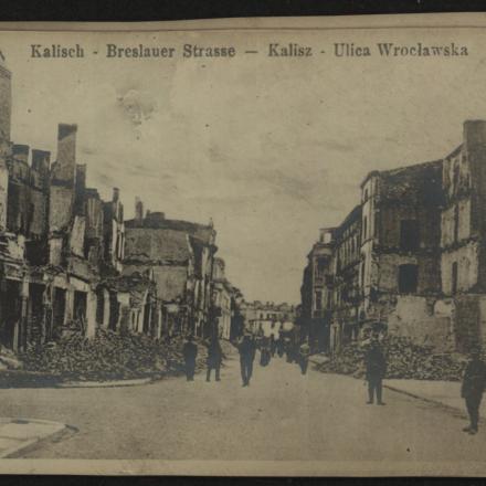 Kalisz, Polonia, durante la guerra. © Wikimedia Commons- Author unknown - public domain
