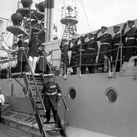 Il Kaiser visita la flotta