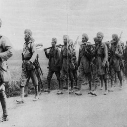 Truppe Sikhs dell'esercito britannico