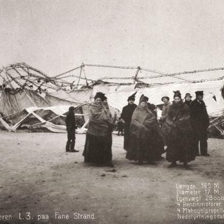 Germania, davanti il relitto di uno Zappelin