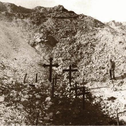 Cratere nella regione di Champagne