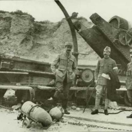 Postazione di artiglieria nei Dardanelli