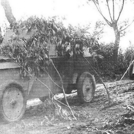 Auto blindate russe che hanno preso parte al contrattacco di Przasnysz.