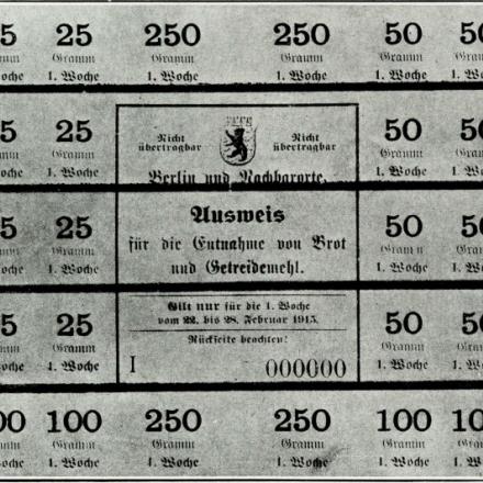 Tessera tedesca per il pane
