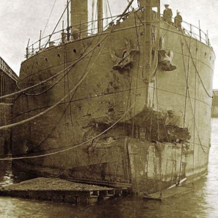 L’SS “Thordis” danneggiato