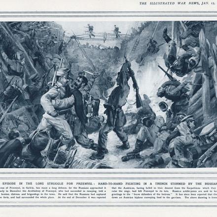 Illustrazione dell'assedio di Przemysl