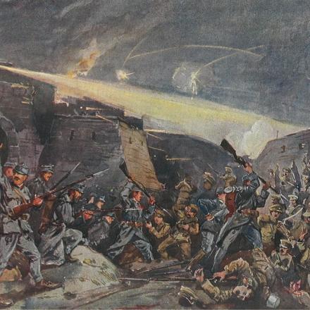 Illustrazione dell'assedio di Przemysl
