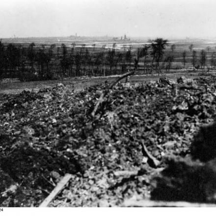 Notre-Dame-de-Lorette vista dalle linee tedesche