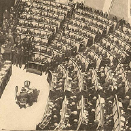 Salandra durante la seduta del 20 Maggio 1915