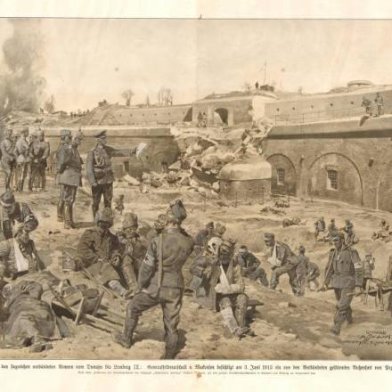 Il Generale Mackensen a Przemysl il 3 giugno 1915