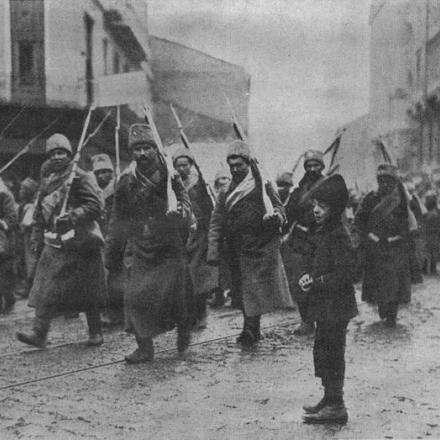 Truppe russe entrano a Lemberg