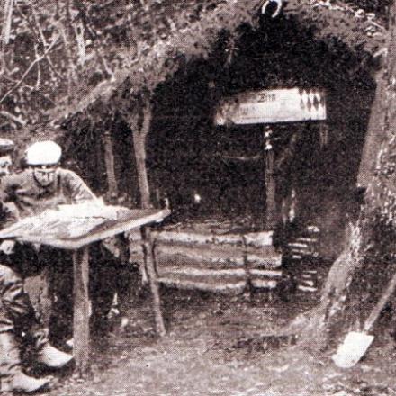 Truppe tedesche durante la battaglia sull'Aisne