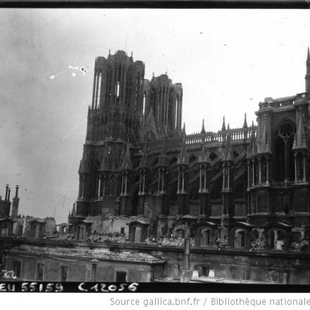 La cattedrale di Reims prima dei bombardamenti