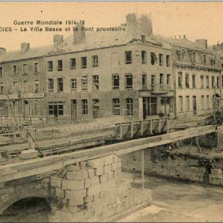 Landrecies nel 1914 durante l'occupazione