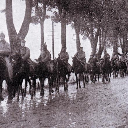 Cavalleria tedesca avanza sull'Aisne