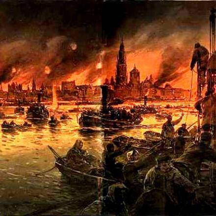 Anversa in fiamme