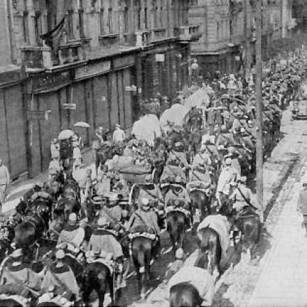 Austriaci a Przemysl dopo la partenza delle truppe russe