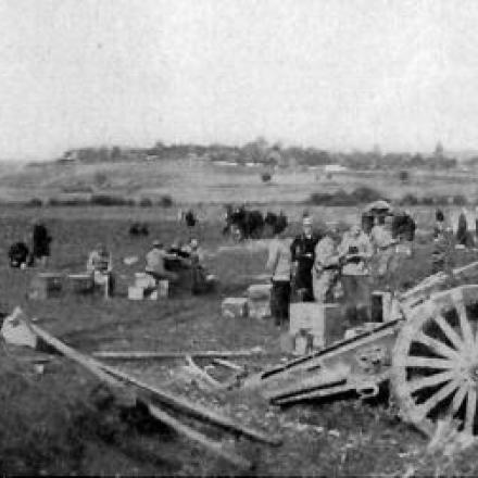 Batteria austriaca sotto Przemysl