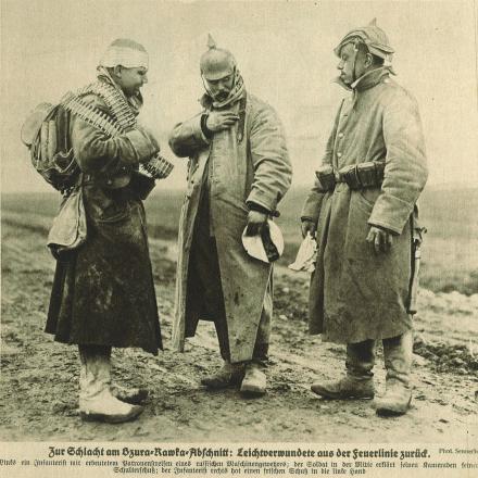 Soldati tedeschi durante la battaglia di Bzura