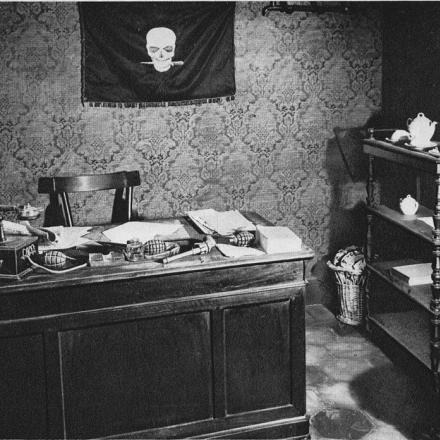La scrivania di Mussolini nella sede del «Popolo d'Italia»