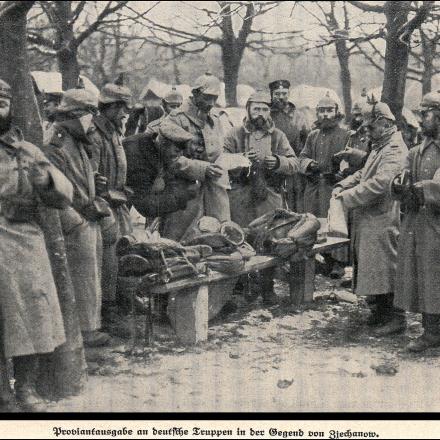 Truppe tedesche a Ciechanów 1914