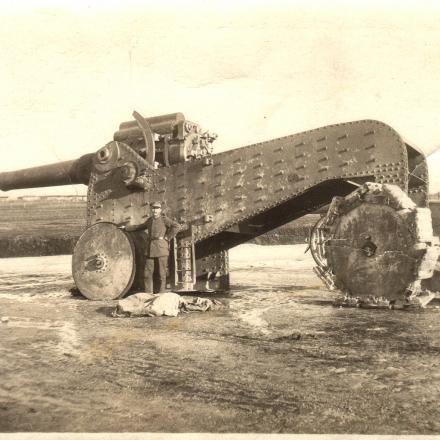 Un obice italiano da 305 mm. © Wikipedia - Author unknown - public domain