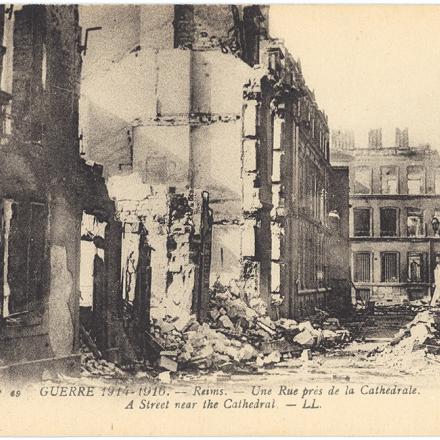 Reims bombardata