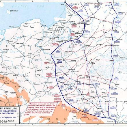 Fronte orientale: il ritiro russo nel 1915. © U.S. Military Academy
