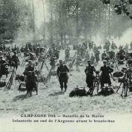 Truppe francesi nelle Argonne