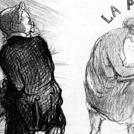 Disegno di Honoré Daumier, ©Rue des Archives/PVDE