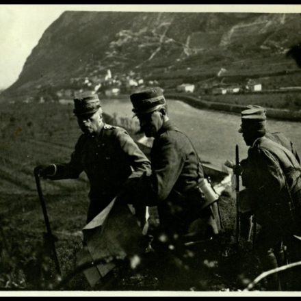 Trentino: S.E. Cadorna e il gen. Ricci in Valsugana, Reparto fotocinematografico dell'Esercito, 1915-1917, MCRR