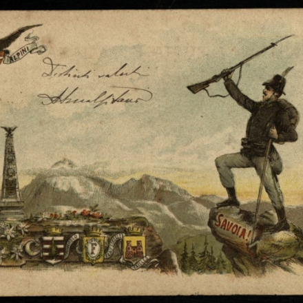 3° alpini: cartolina del 1915. © MCRR cartoline_CA_6_03331r.jpg