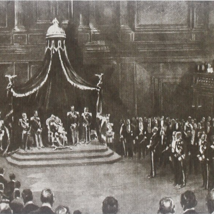 Vittorio Emanuele III inaugura la XXIV nel 1913